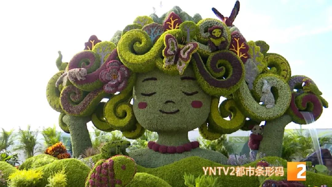 昆明100个立体花坛位置,昆明cop15立体花坛