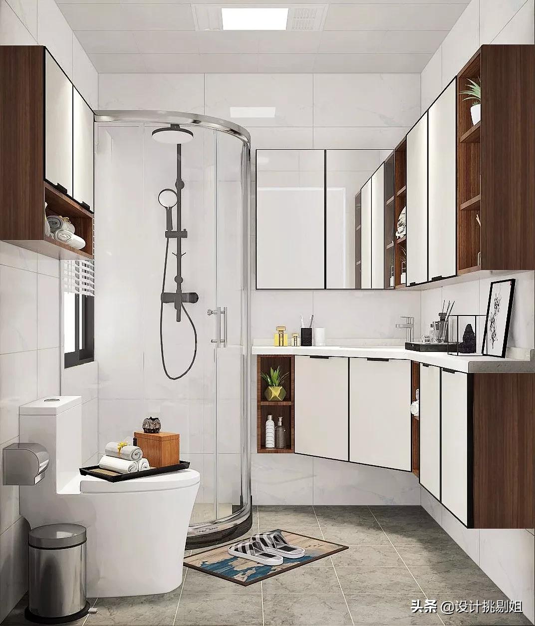 3平米卫生间怎么布置最好,3.1平米卫生间如何增加收纳