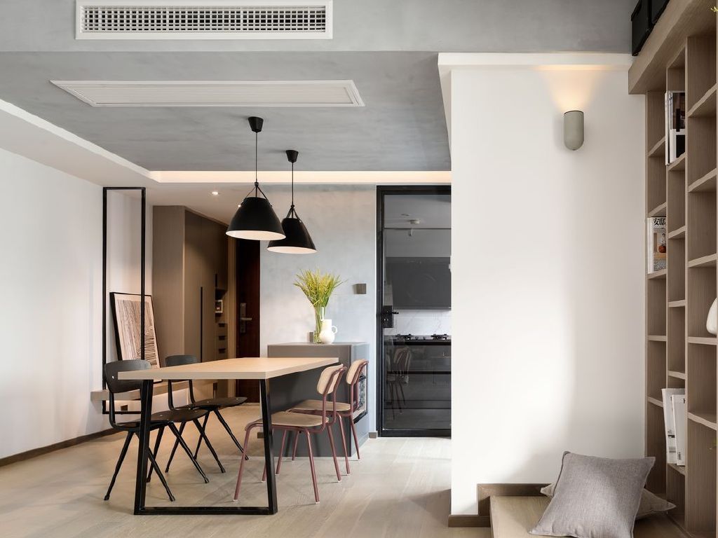 90年代经典设计,90平方二层现代风设计图