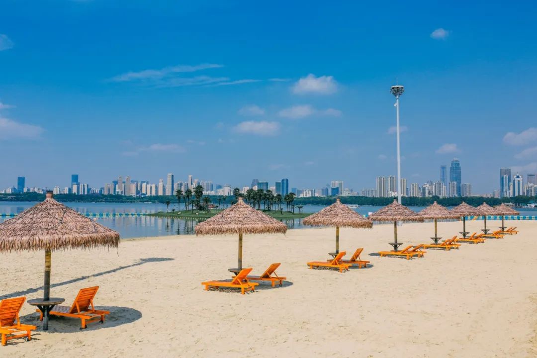 在海沙里打滚,东湖内藏着武汉“小巴厘”