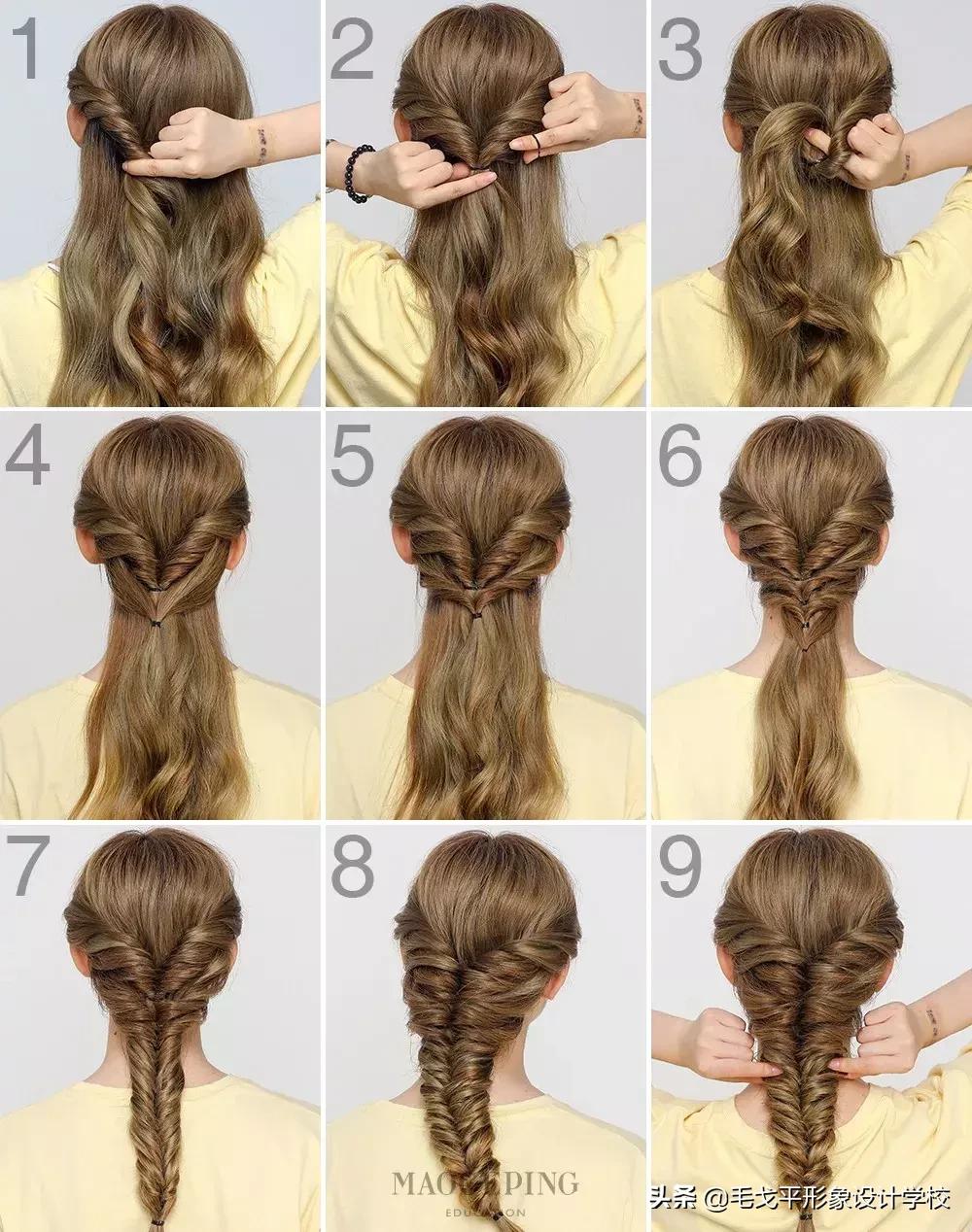 手把手教羊毛卷怎么扎,最好看的两种扎发