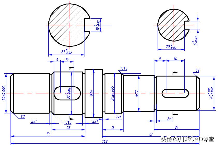 autocad3d建模,用autocad画零件平面图教程