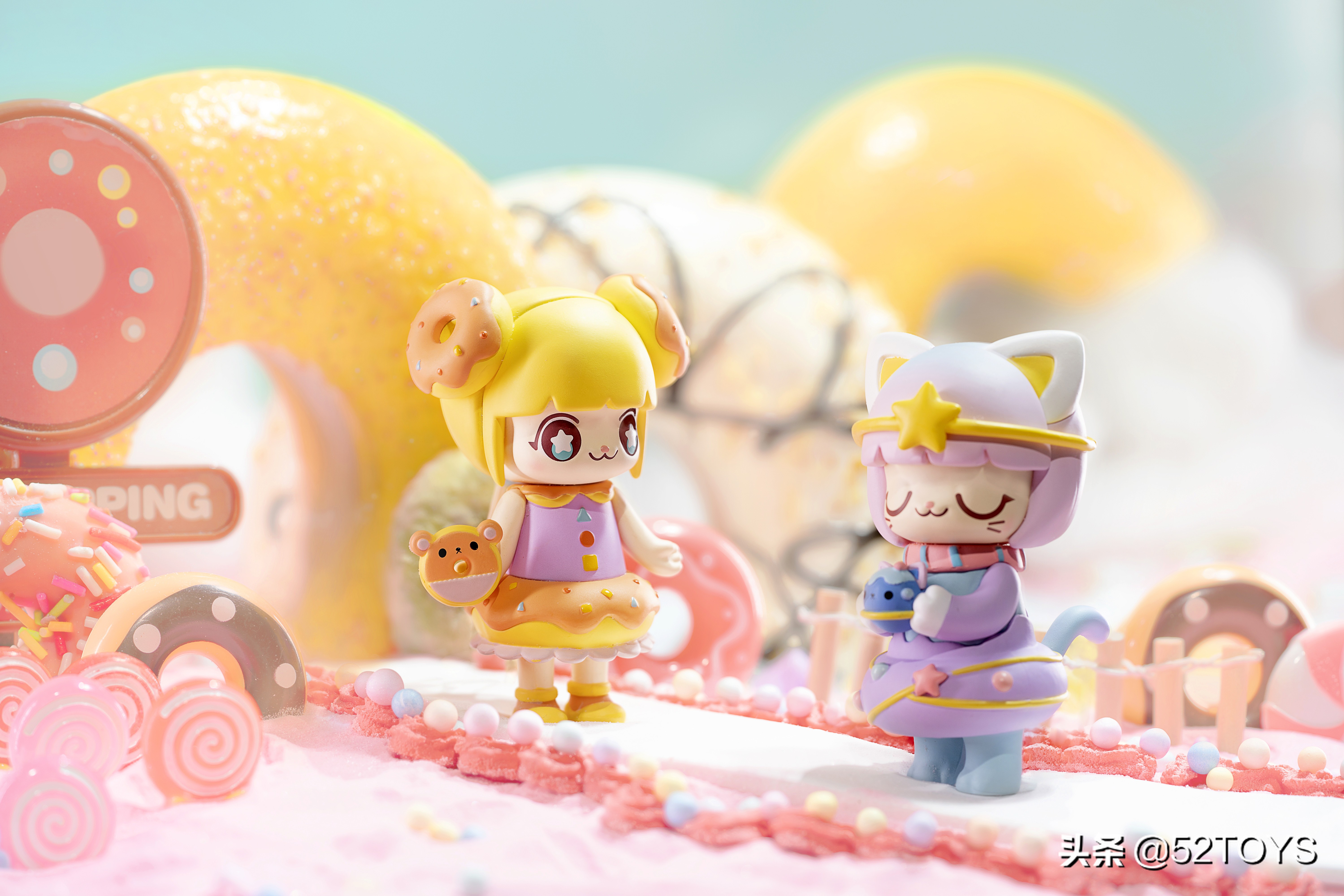 52toys甜品王国,52toyskimmy盲盒甜品派对系列