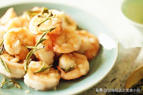 正宗的龙井虾仁,简单的龙井虾仁