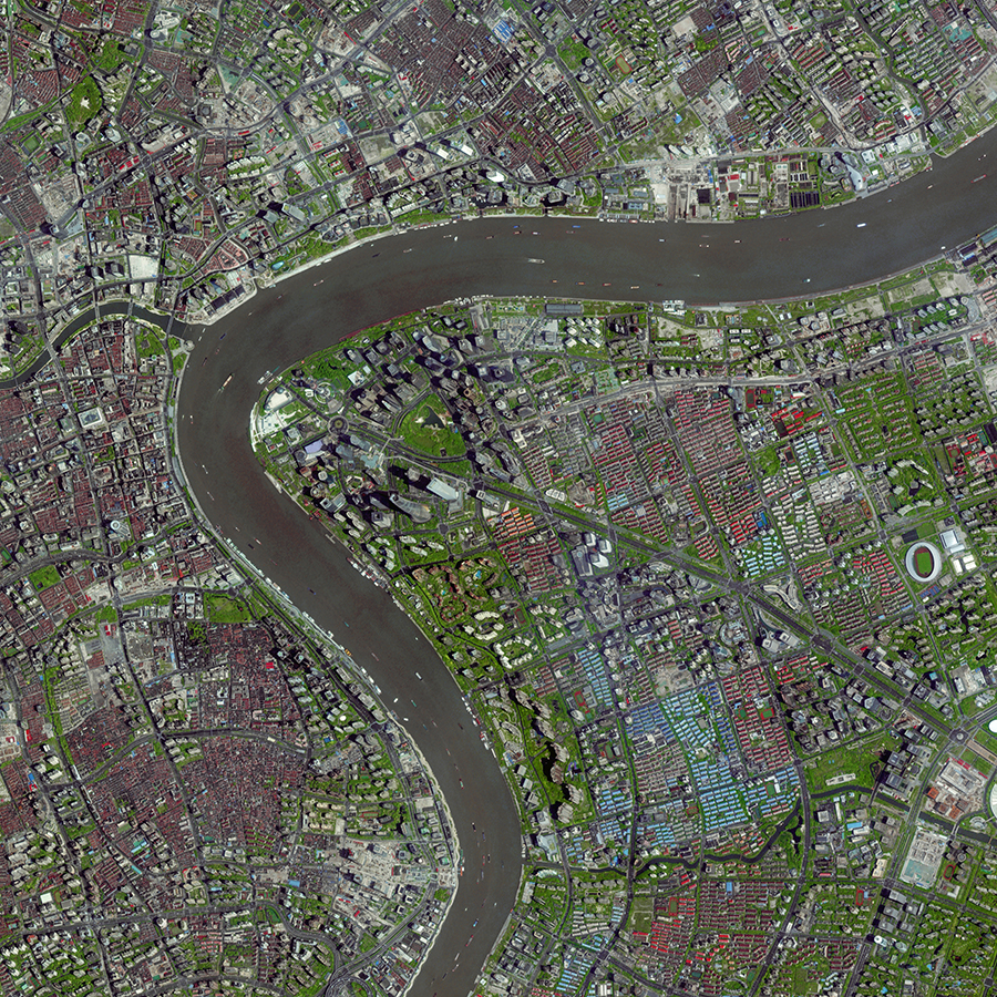 “吉林一号”太空视角,看中国*产党共**百年红色足迹