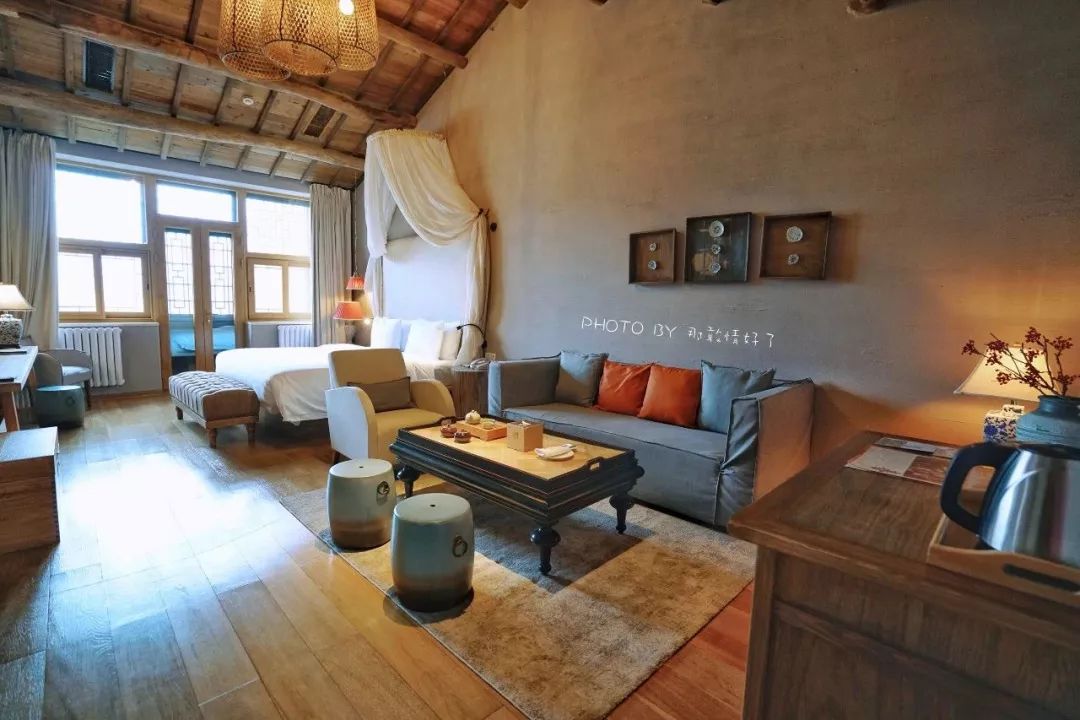 古北水镇可容纳50人团建民宿推荐,古北水镇自由空间精品民宿