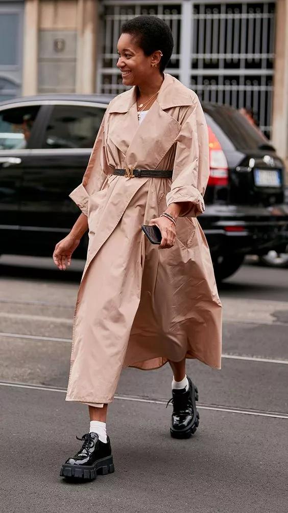 圆头鞋怎么搭配衣服好看,圆头鞋的教程