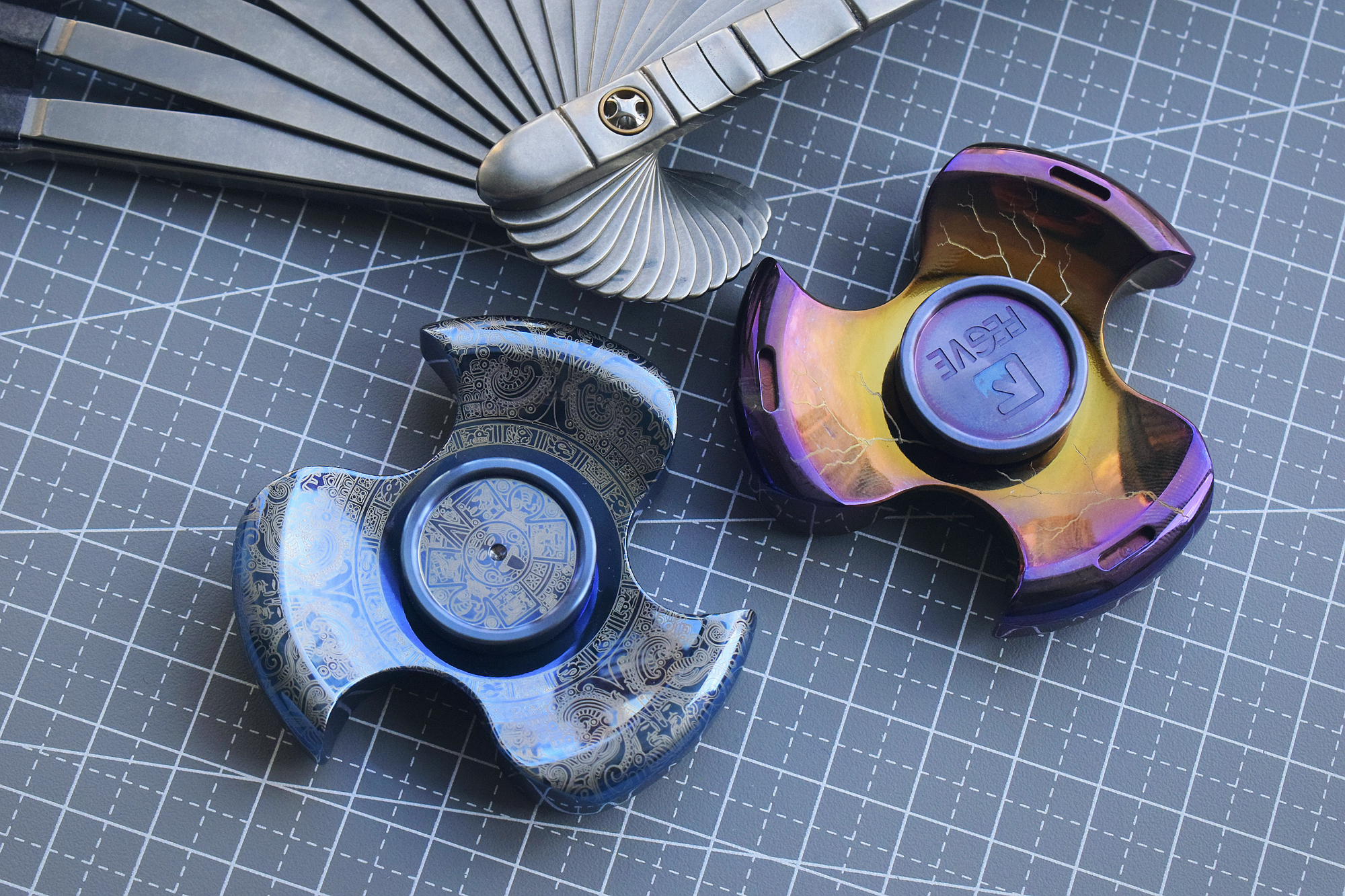 赏心悦目，转到停不下来！——斐戈FEGVE“胖三叶”指尖陀螺赏评