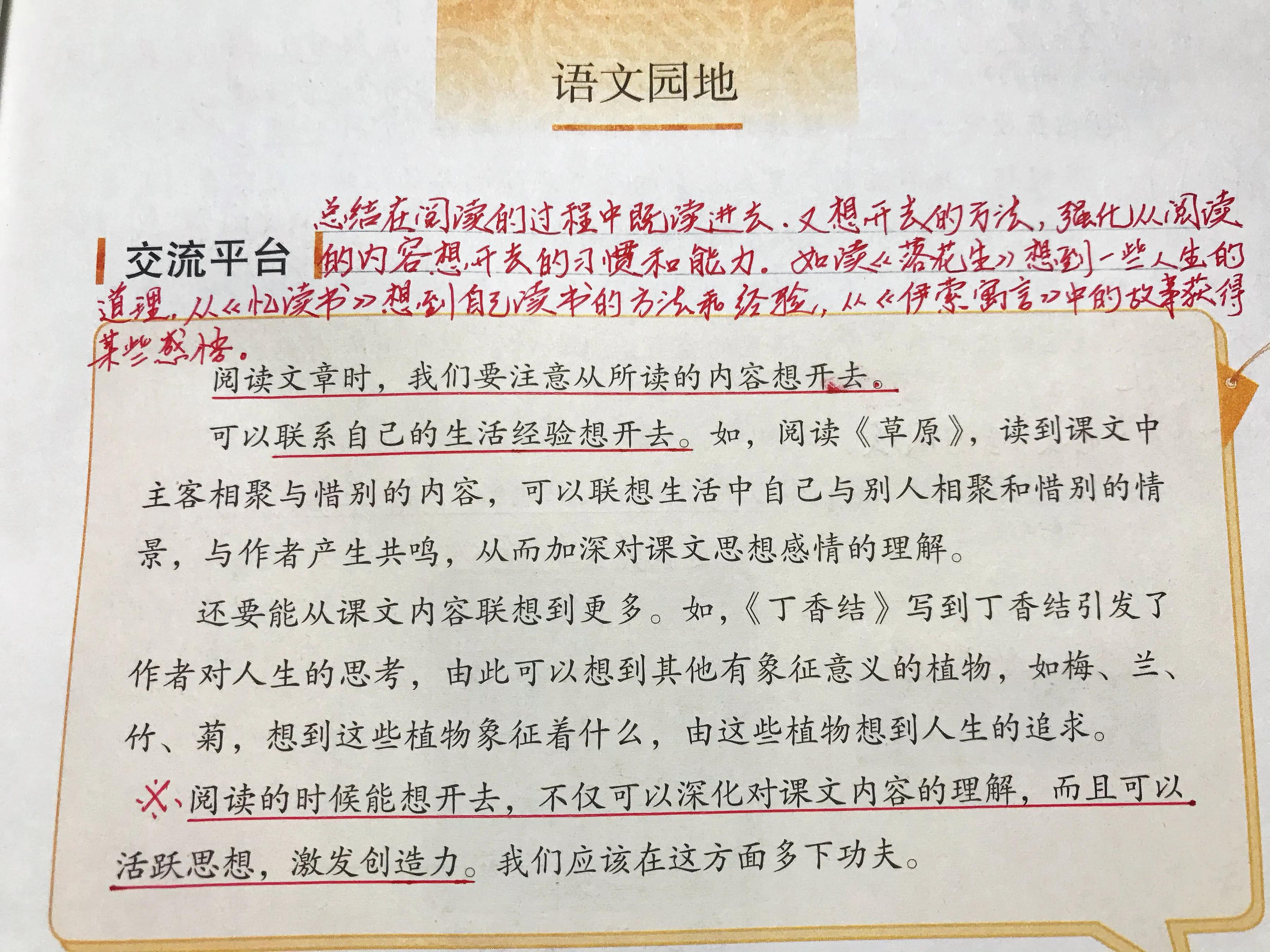 语文手写笔记加讲解,语文课程标准重点手写笔记