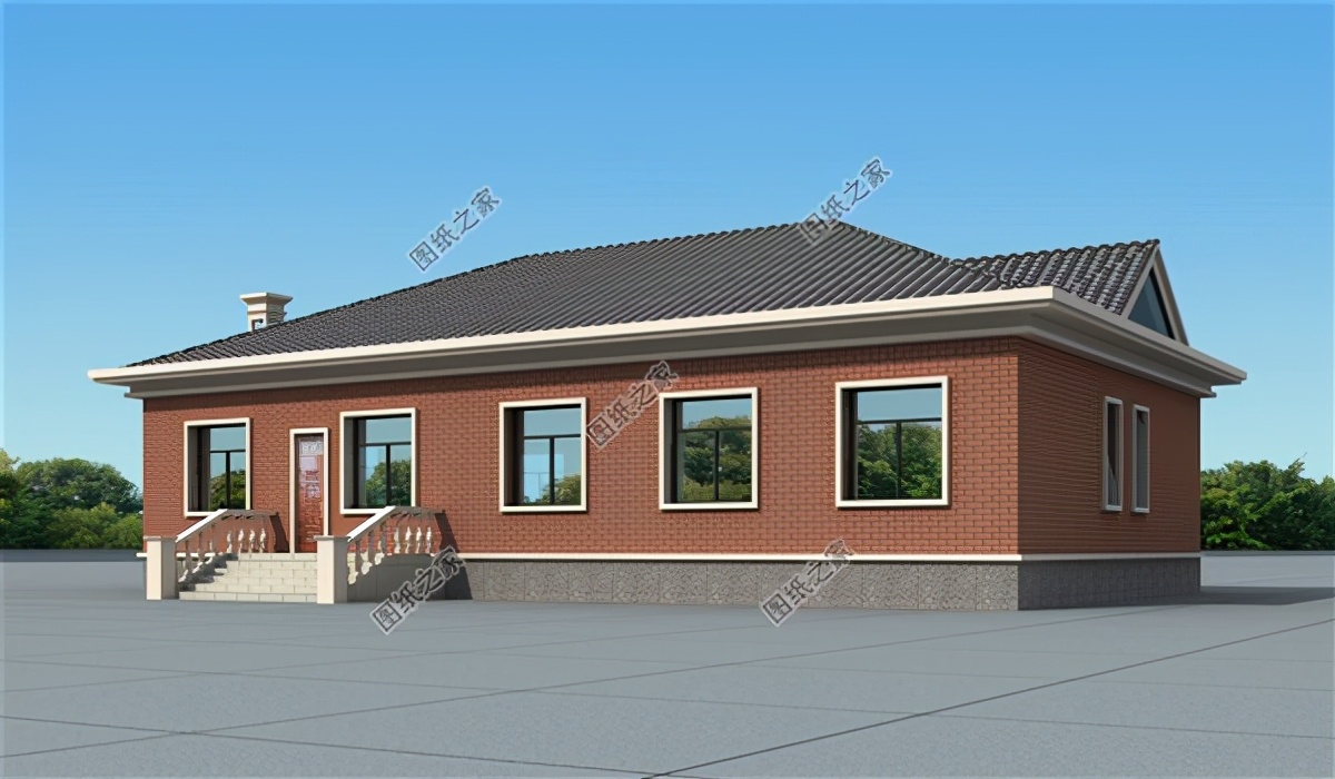 北方农村20米x20米一层住房设计,北方农村200平一层和100平两层