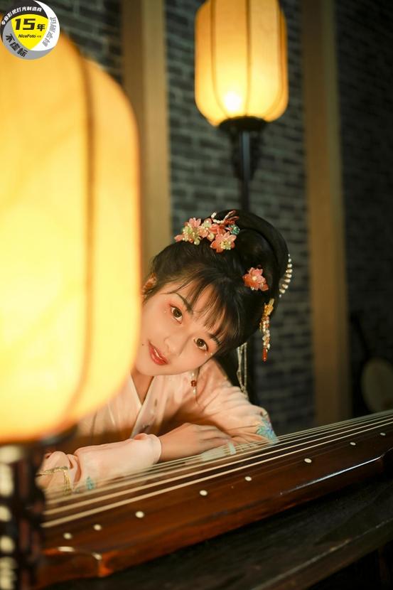 汉服夜间拍摄便携补光灯,汉服圆圈补光灯