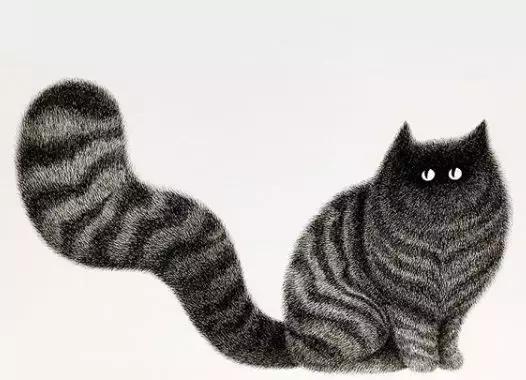 她用2元针管笔作画便惊艳了世界,他用粉笔画了一只猫