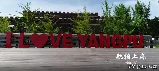 上海杨浦鸟瞰图,俯瞰上海杨浦滨江