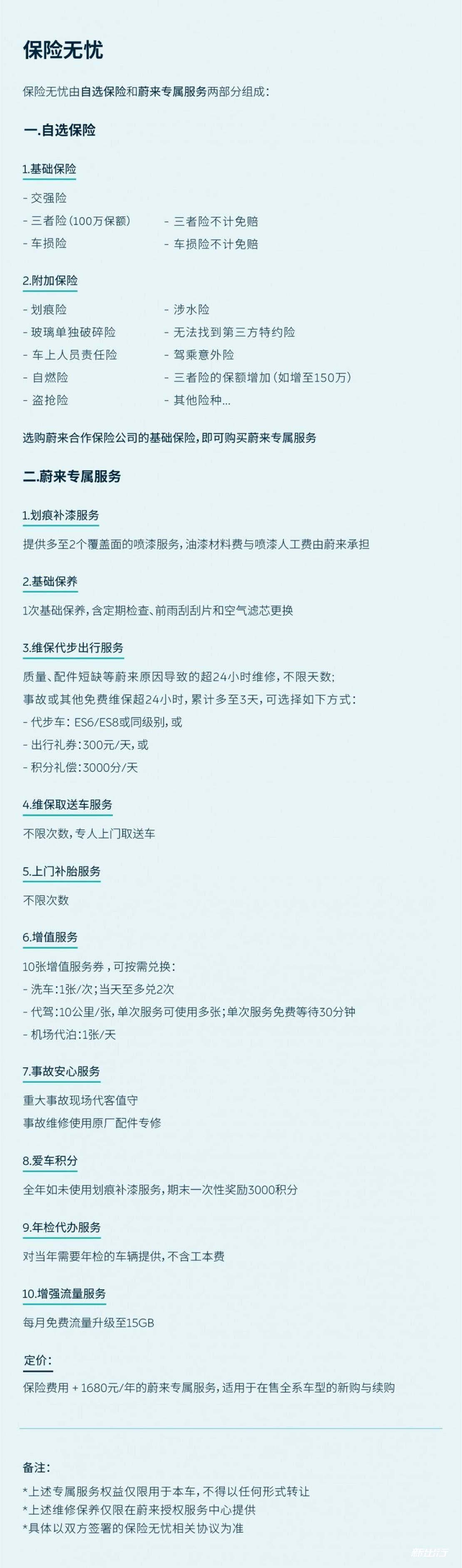 保险无忧要购买蔚来指定保险吗,蔚来新版服务无忧买哪个好