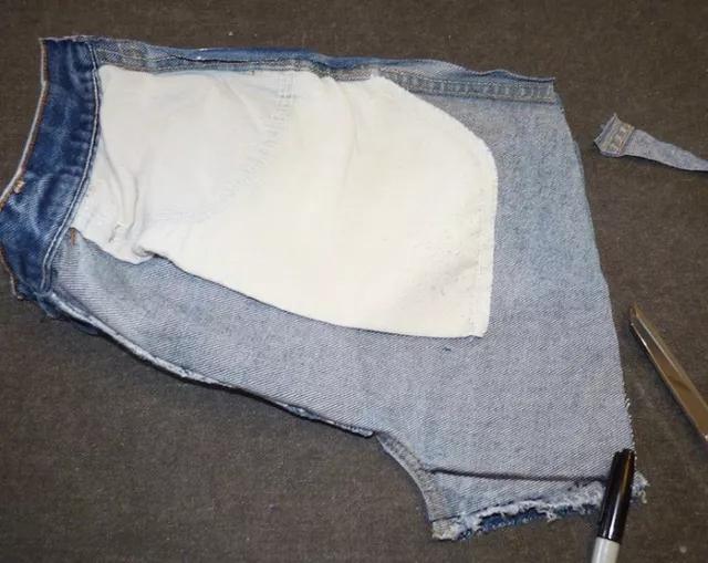 旧牛仔裤改造围裙大全步骤,旧牛仔裤改造围裙步骤