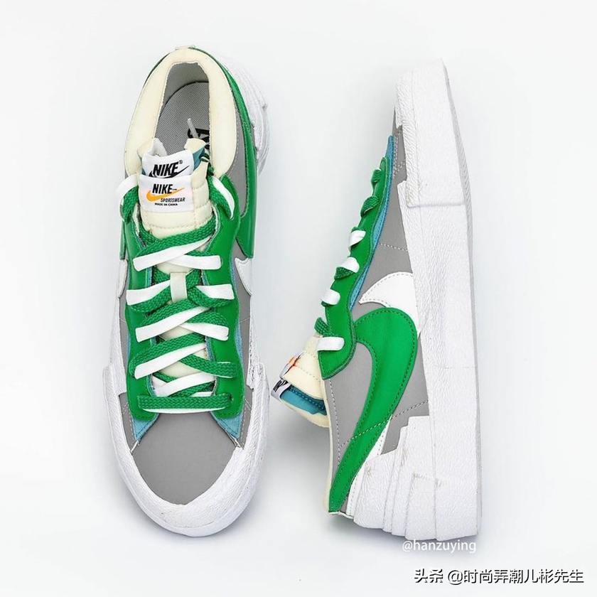 sacaixnikeblazerlow白橙,sacaixnike测评