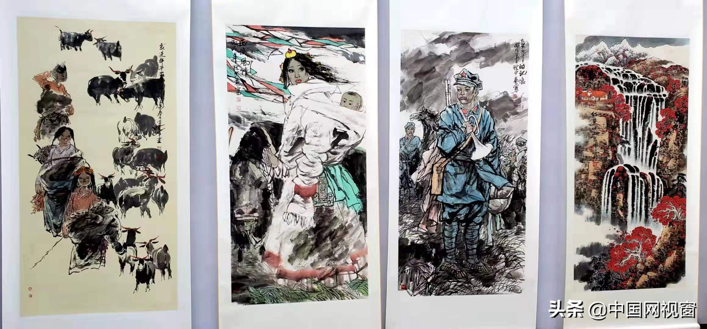 庆祝新中国成立70周年的书画展,庆祝中国70周年书画作品展