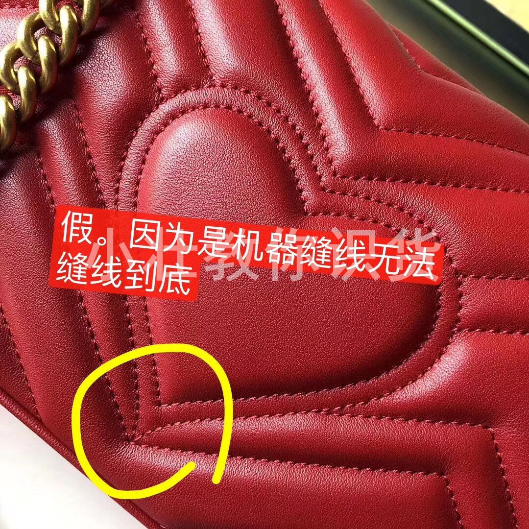 guccimarmont包真假鉴别,guccimarmont真假鉴定图