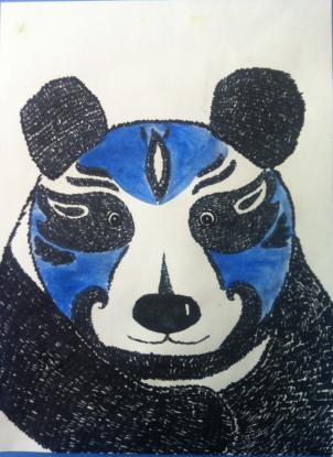 中国脸谱创意儿童画,儿童画创意教程