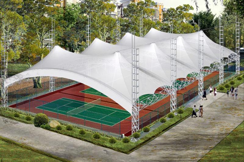 厂家专业设计制造篷房体育馆|丰名实业为你的青春保驾护航