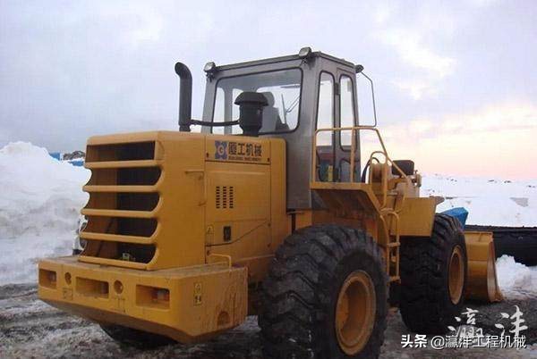 厦工挖掘机南极科考,厦工南极装载机