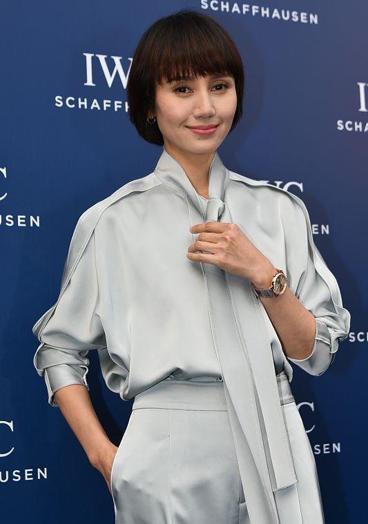 袁泉剪刘海,袁泉菱形脸发型