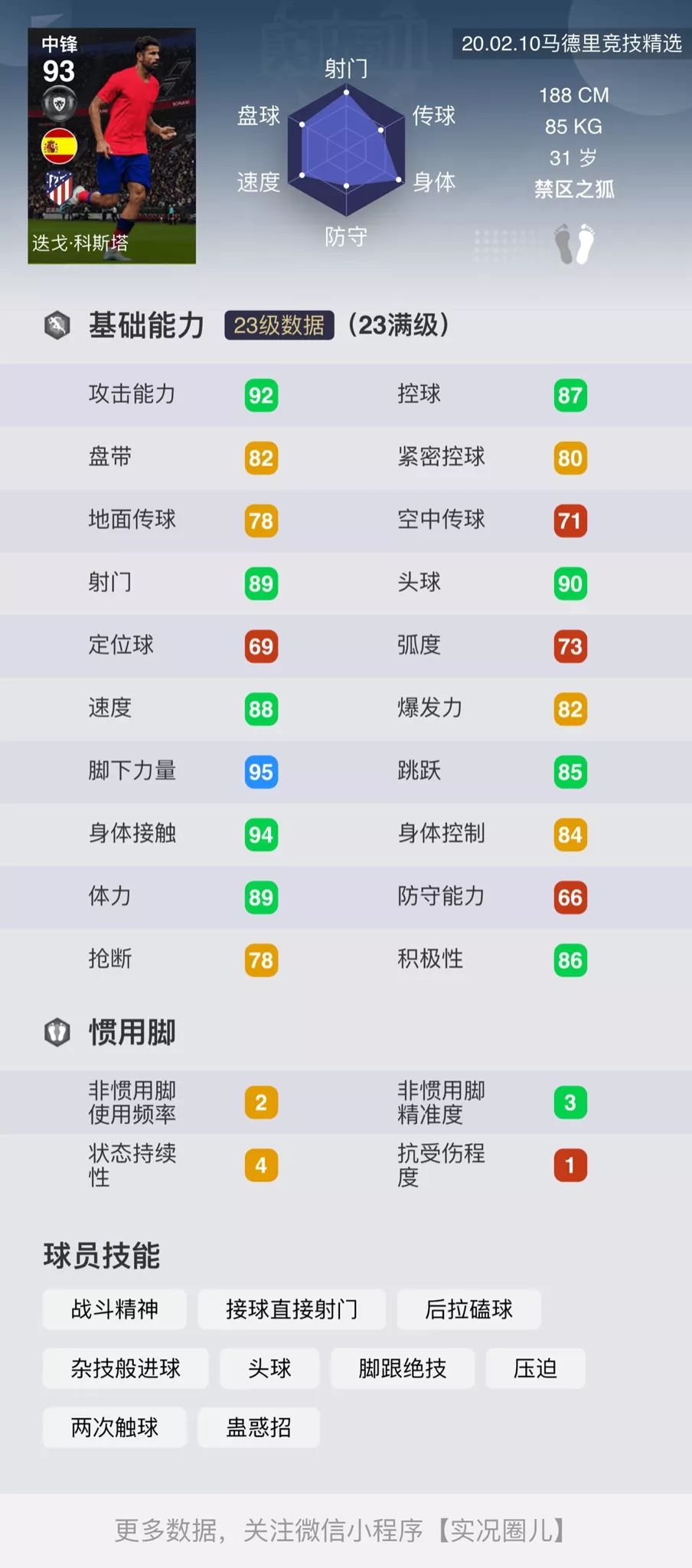 实况足球瓦伦西亚马德里竞技,实况足球瓦伦西亚阵容
