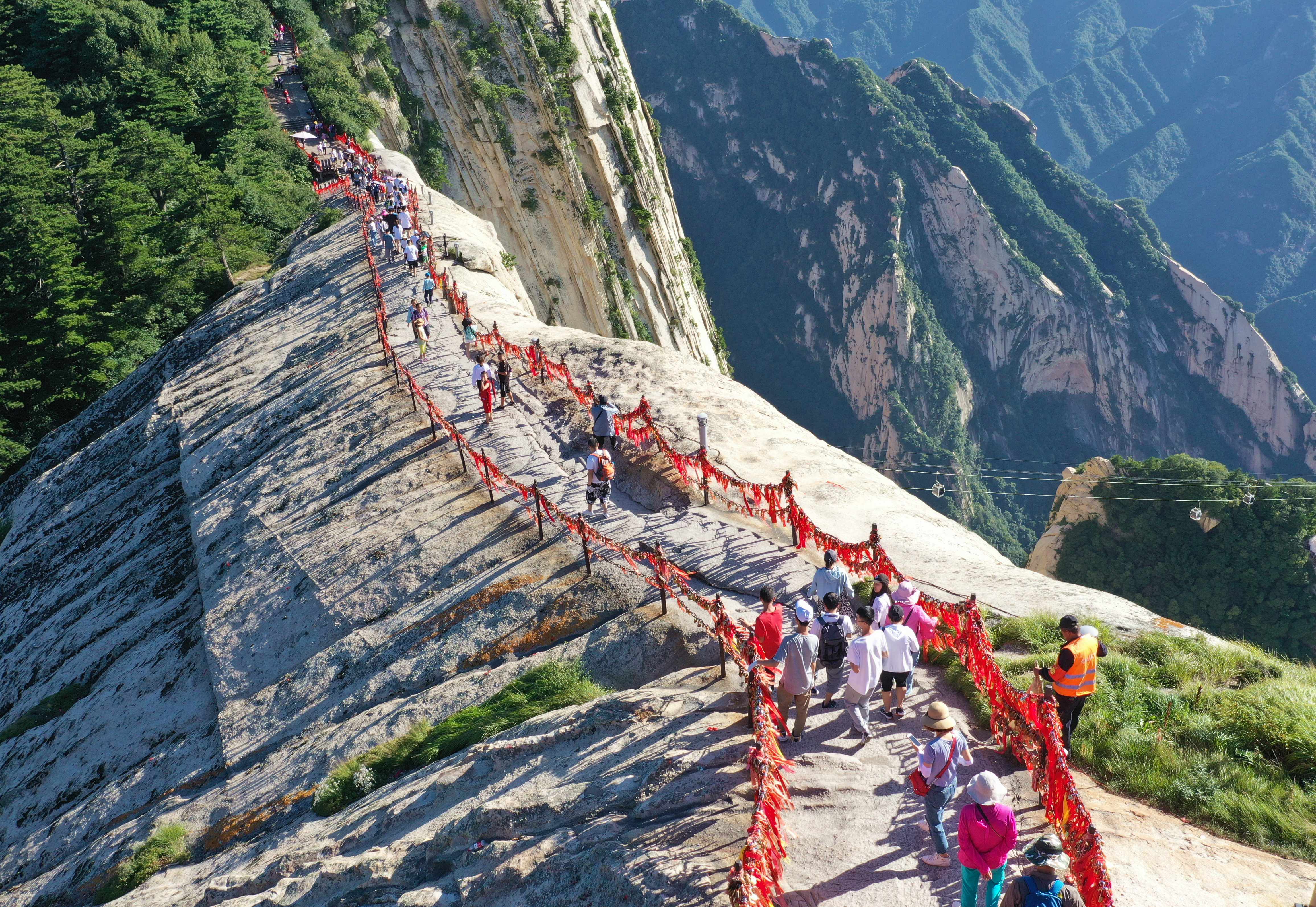 去华山一日游最佳攻略夜爬,去华山游玩的话推荐一下路线