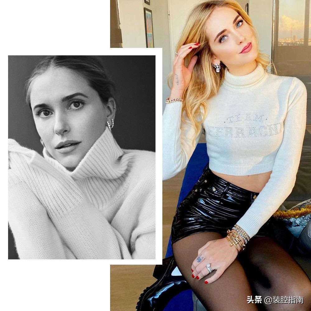 慵懒风毛衣怎么搭项链,秋冬毛衣项链穿搭