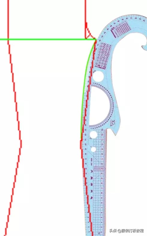 服装打版的曲线云尺怎么用,服装曲线尺的用法视频