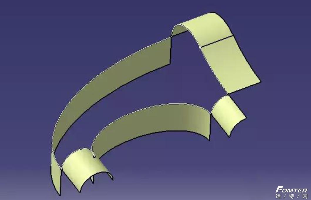 catia曲面设计中如何生成孔,catia复杂曲面建模