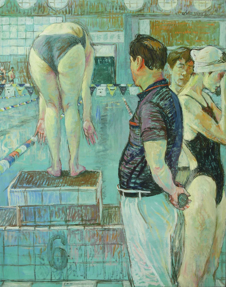 柠檬汁氤在水中　角落里美人如茵——画家赵鹰的写意油画