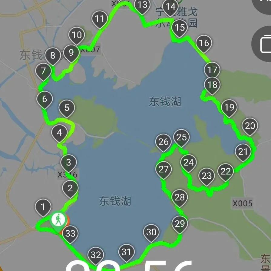 东钱湖徒步3号线,环湖骑行东钱湖