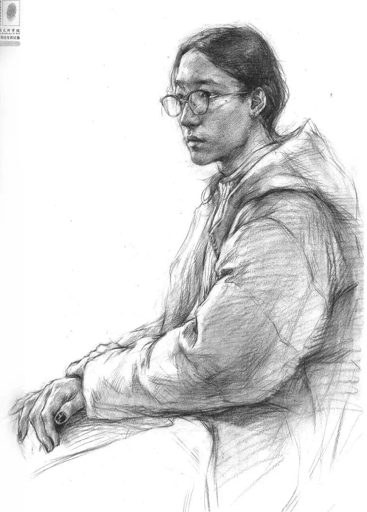 2018年国美色彩高分卷,国美素描高分