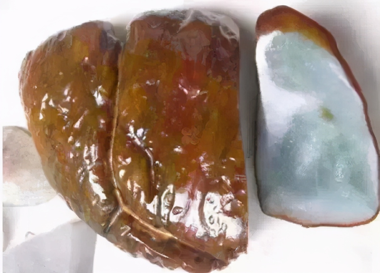 翡翠为什么要用火烤,烧红翡翡翠原石