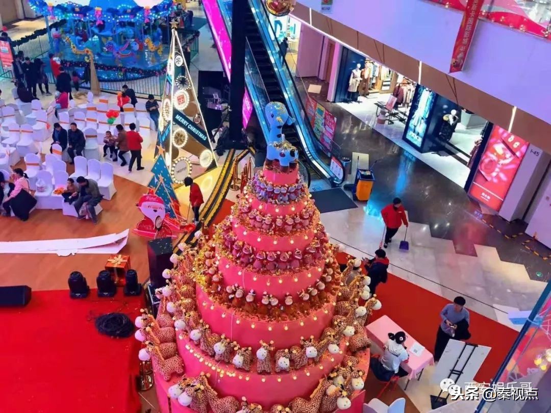 西安圣诞好看又好吃的餐厅,西安圣诞美陈