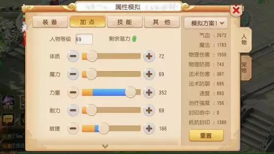 大唐官府最保守加点,大唐官府传统加点