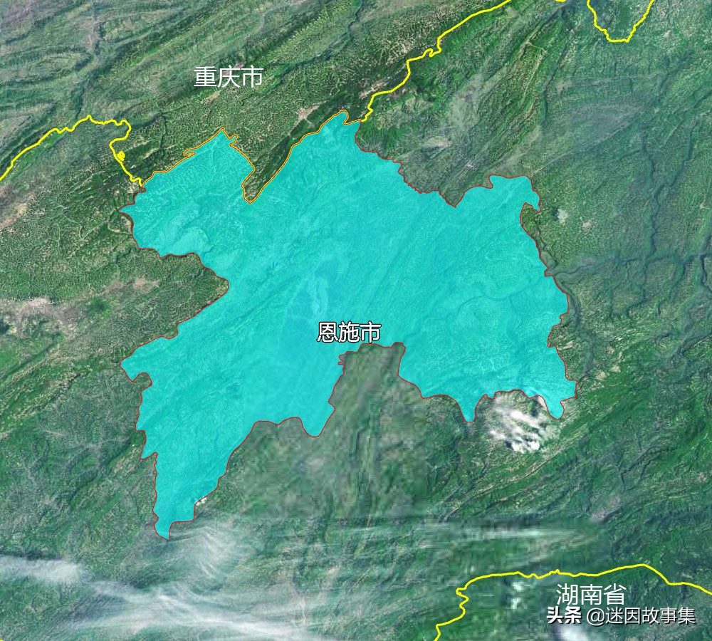 恩施州八县市地形地貌,湖北恩施区域分布图