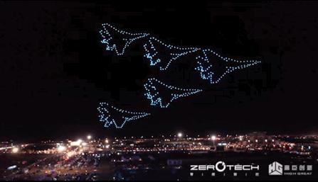 多台无人机简单编队表演,无人机编队飞行表演合集