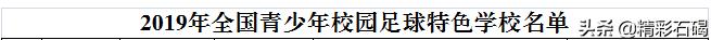 全国特色足球学校名单,东莞足球特色学校排名前十