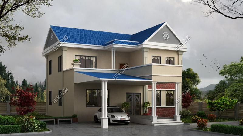 湖南农村小伙建房,砖头盖房遇到地震