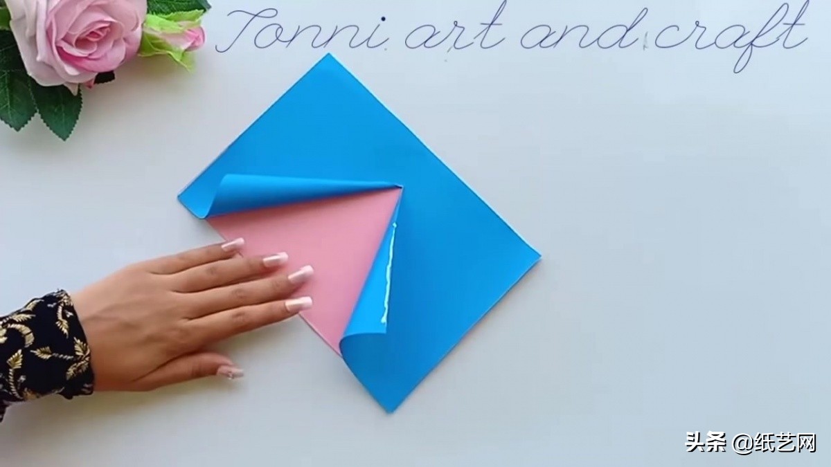 新年贺卡用卡纸还是彩纸,一看就会的超简单手工新年贺卡