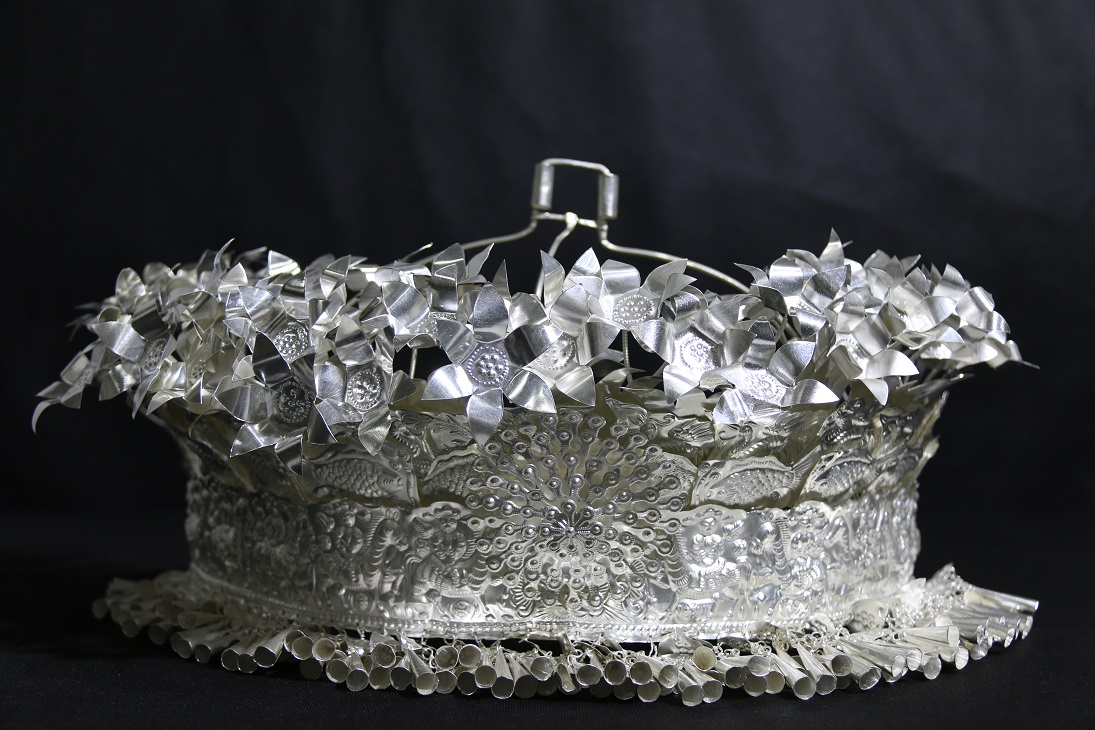 传统工艺手工制作银饰蒙古,传承古法手工银饰