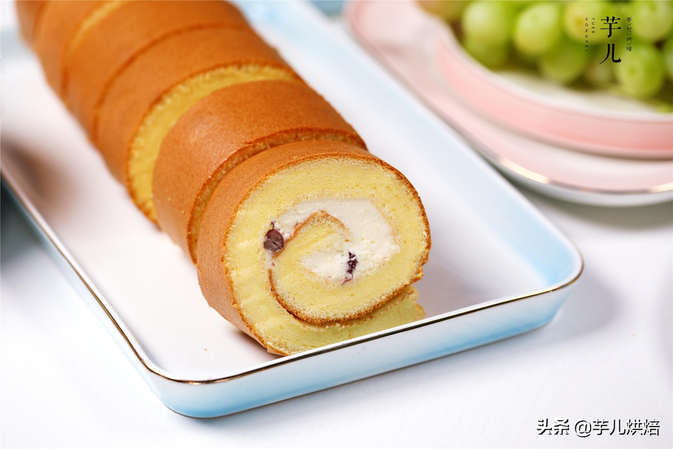 卷不裂的蛋糕卷怎么卷,蛋糕卷怎么卷才成功窍门