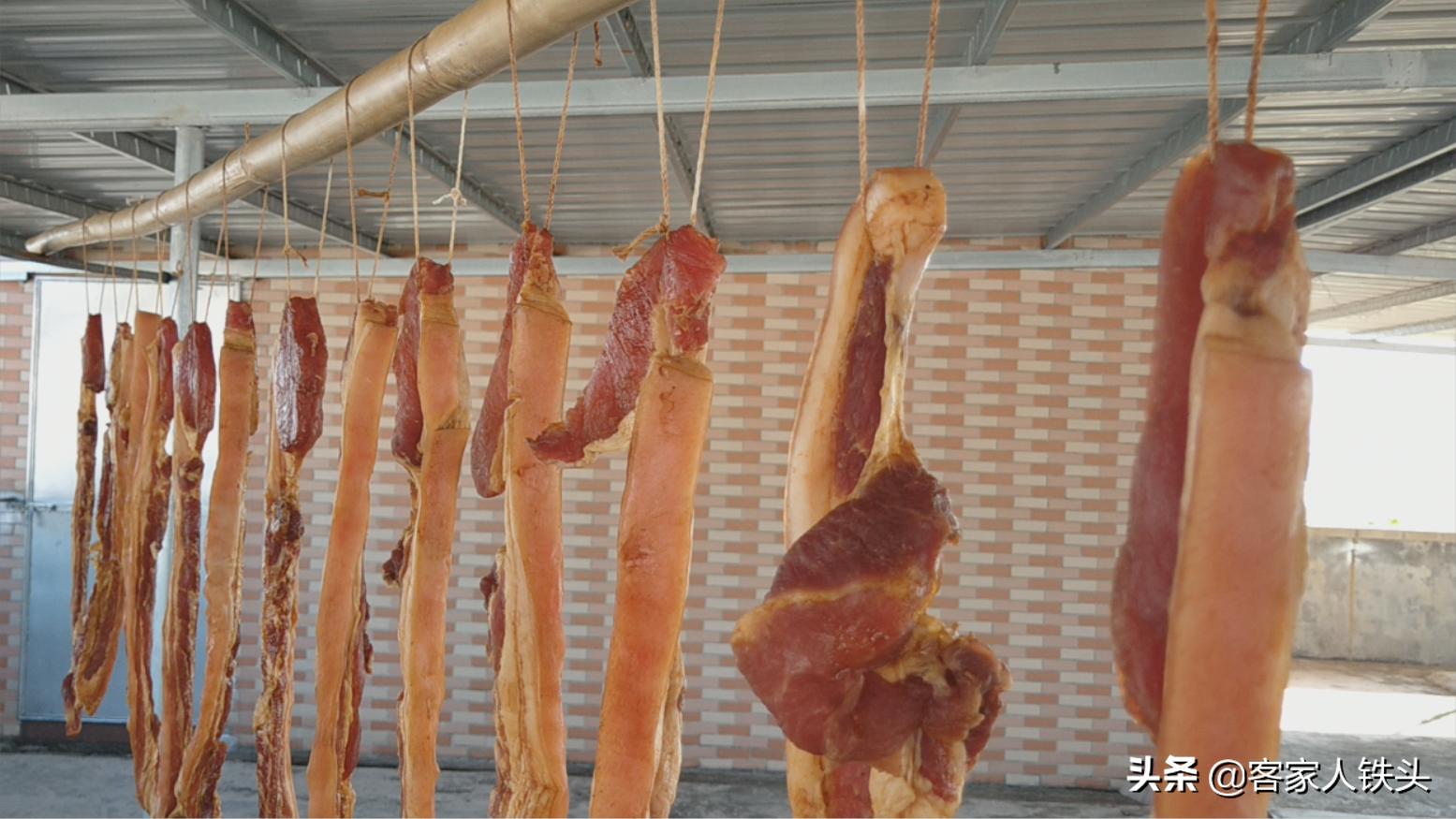 客家人做腊肉的全过程,客家腊肉全制作过程