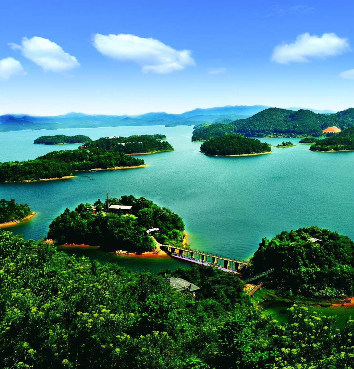 庐山西海柘林老镇美食文创园航拍,庐山西海柘林老镇美食文创园门票