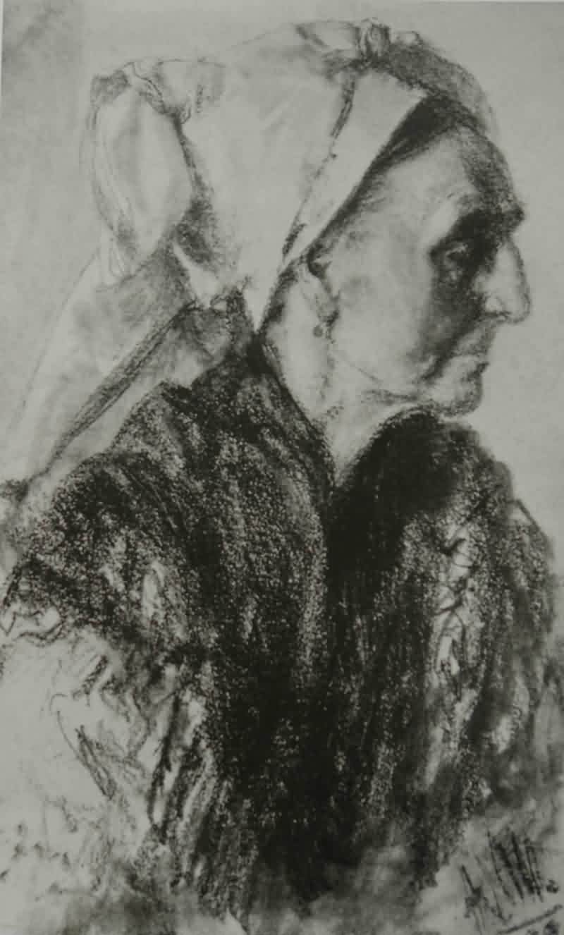 门采尔素描高清大图,门采尔高清素描风景画