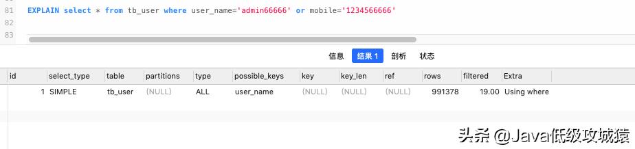 mysql查看索引关键字,mysql查看索引信息