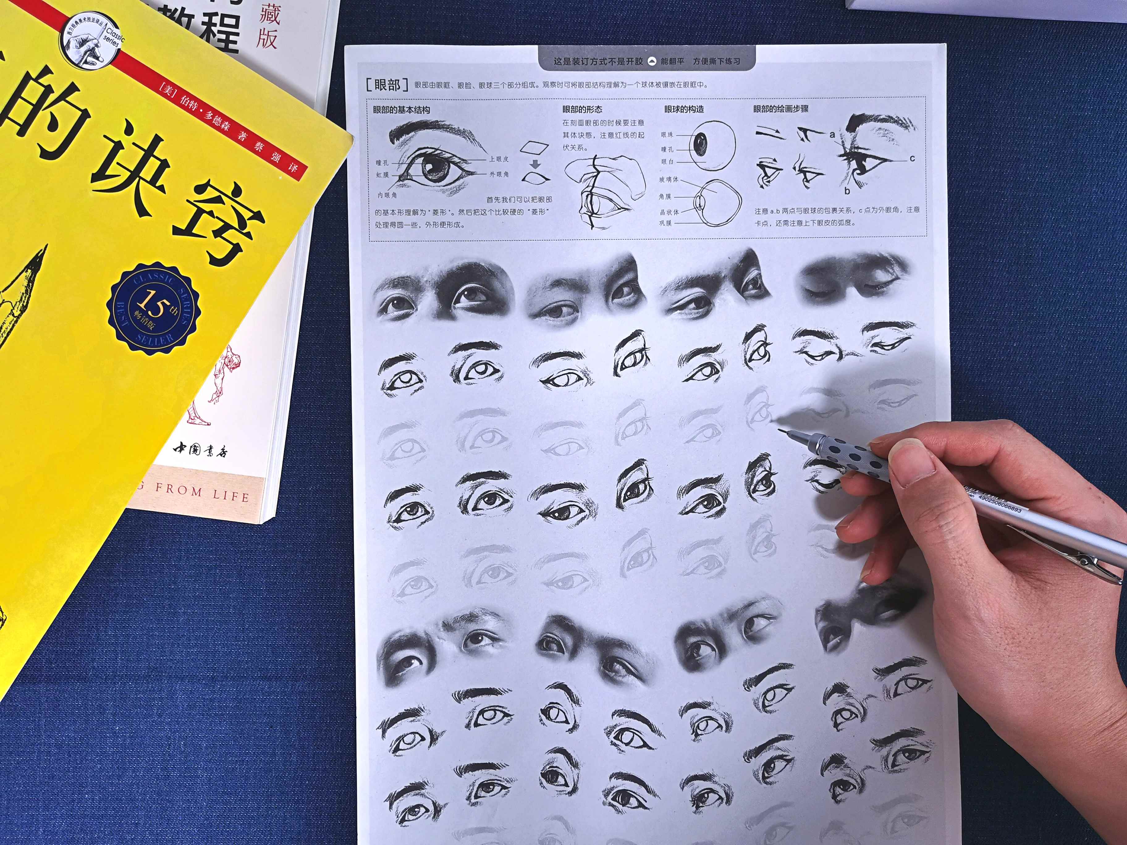 素描画画初学者需要准备的工具,素描绘画自学