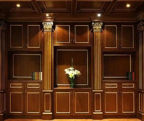 实木护墙板设计与施工工艺,木质护墙板施工工艺流程图片高清